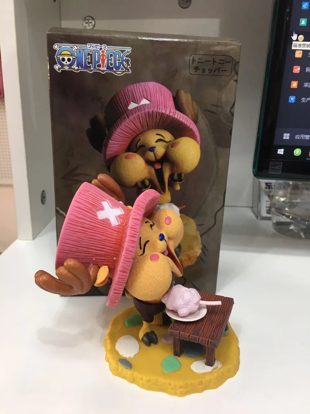 New Hot Tony Chopper 10 Cm Of One Piece Eat Food Action Figure Collection Toys Christmas Gift In The Box | Игрушки и хобби