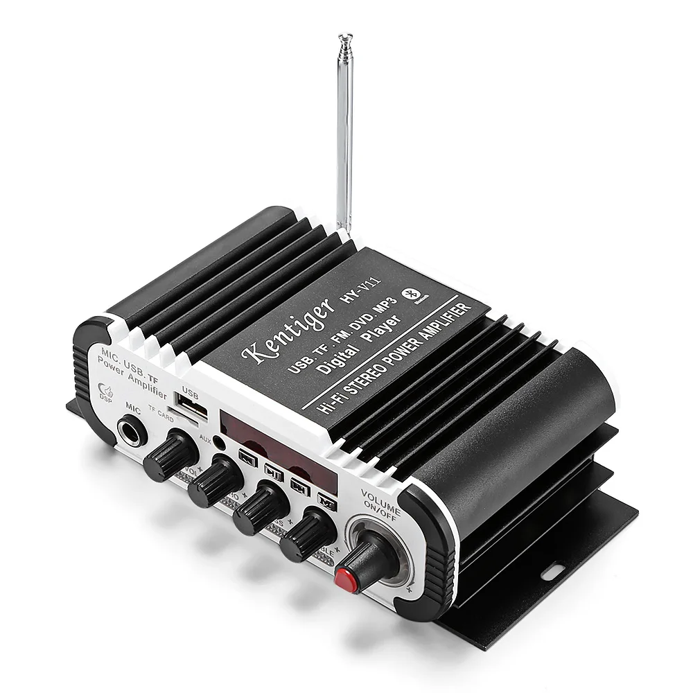 Kentiger Bluetooth Hi Fi Цифровая стереосистема 2 канала аудио поддержка TF USB FM Поддержка ИК