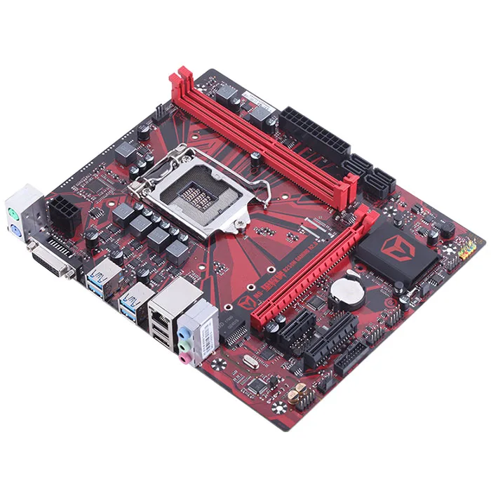 MAXSUN B250M игровой R2.0 Материнская плата Intel SATA3.0 USB3.0 двухканальный DDR4 DVI + HDMI Игровая