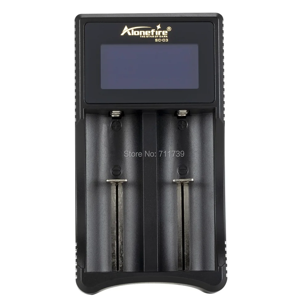 Умное зарядное устройство AloneFire для аккумуляторов li-ion Ni-MH Ni-Cd 26650 18650 14500 16340 18350 17500