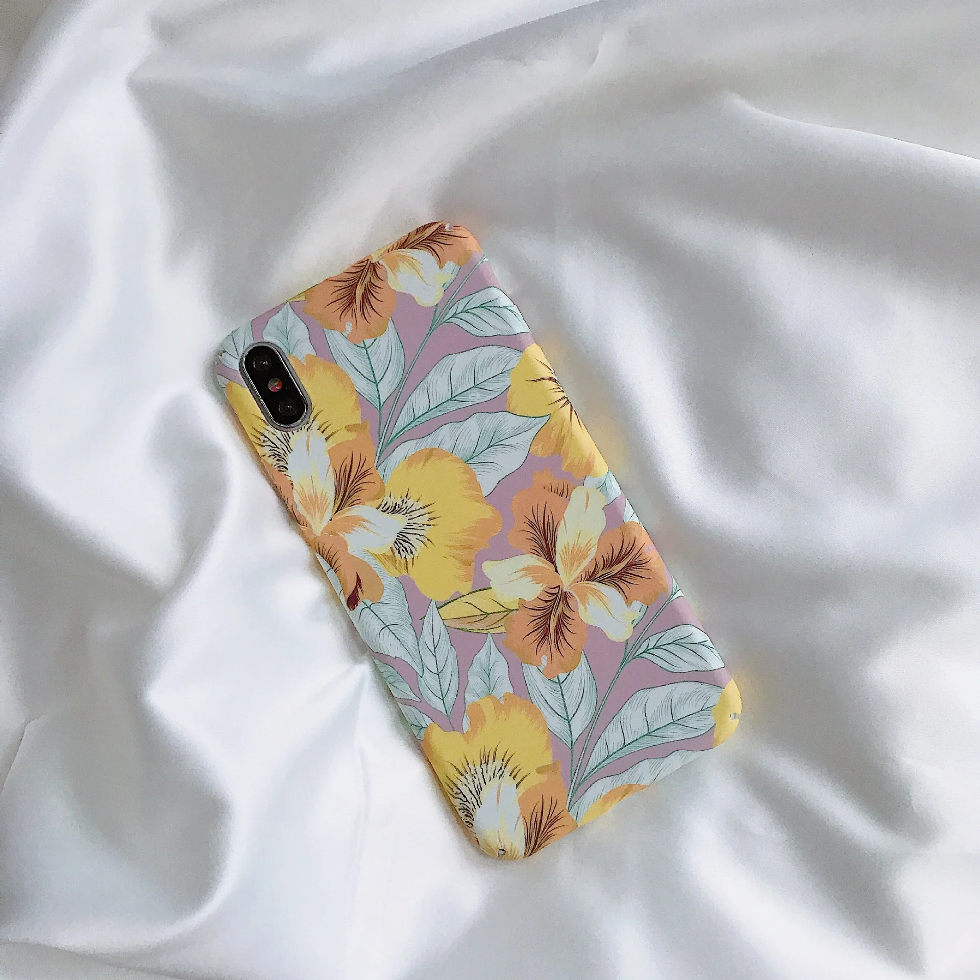 Ретро абстрактный летний корейский чехол для телефона iPhone 7 Puls 6 6S 8Puls X XS XR Xsmax