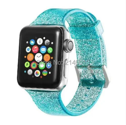 Спортивный ремешок блестящий браслет для Apple Watch iWatch 1/2/3/4 | Наручные часы