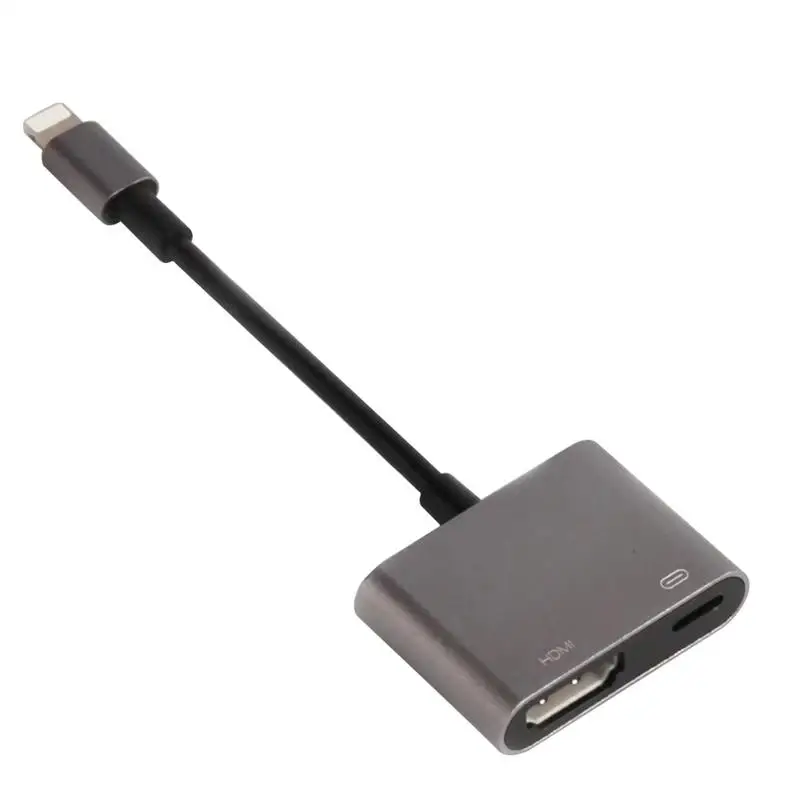 Plug And Play AV tv цифровой кабель в адаптер HDMI HDTV конвертер для IPhone X 8 7 6 Plus S IPad Pro|Кабели