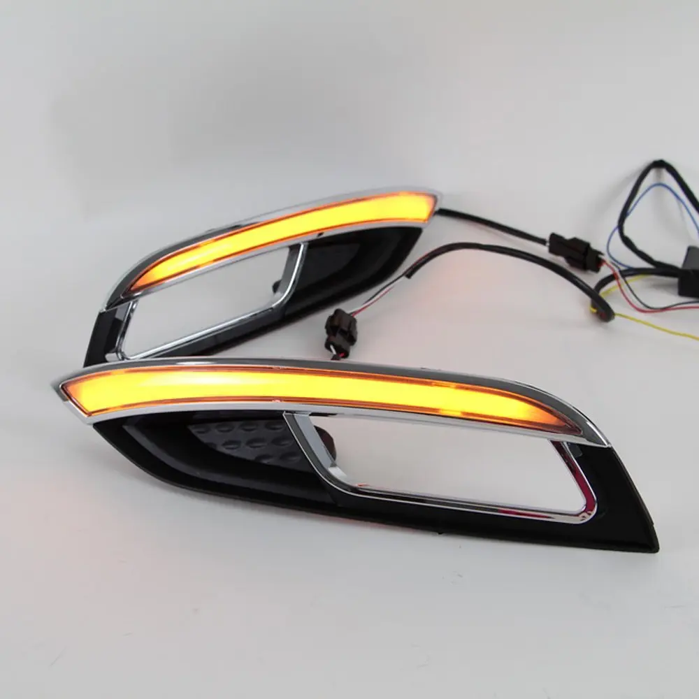 DRL Для Kia K3 Forte Cerato 2013 2014 2015 Новый светодиодный светильник дневного света для