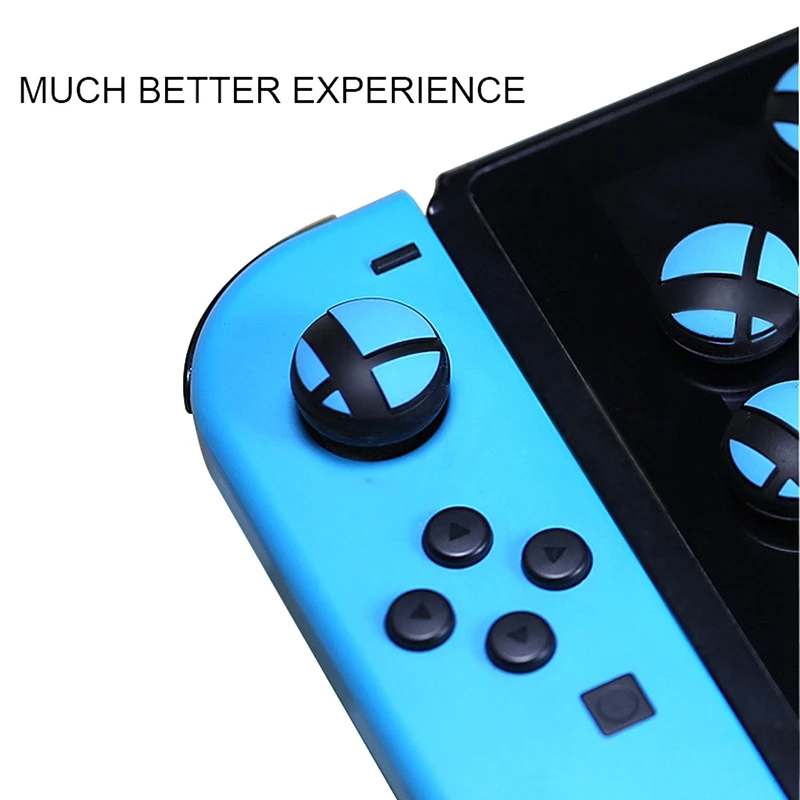 4 шт. противоскользящие аналоговые ручки для большого пальца Nintendo Switch игровой