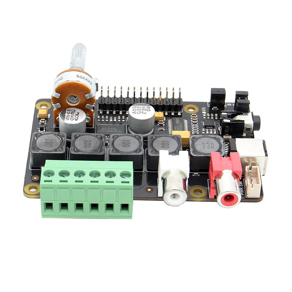 LEORY X400 V3.0 DAC + модуль AMP Full HD Класс D усилитель I2S PCM5122 аудио Плата расширения для