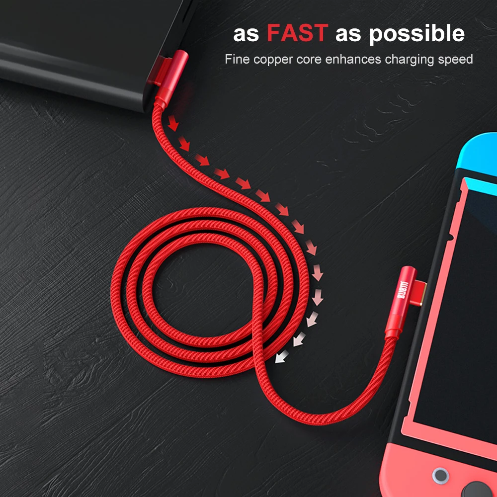 Зарядный кабель USB Type C для быстрой зарядки игровой консоли 5 футов