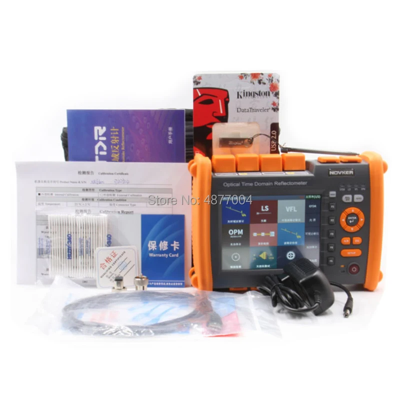 NOVKER NK5600 волоконно оптический OTDR 30/32DB 100 км 1310/1550nm с VFL OPM светильник источник|Оптоволоконное оборудование| |