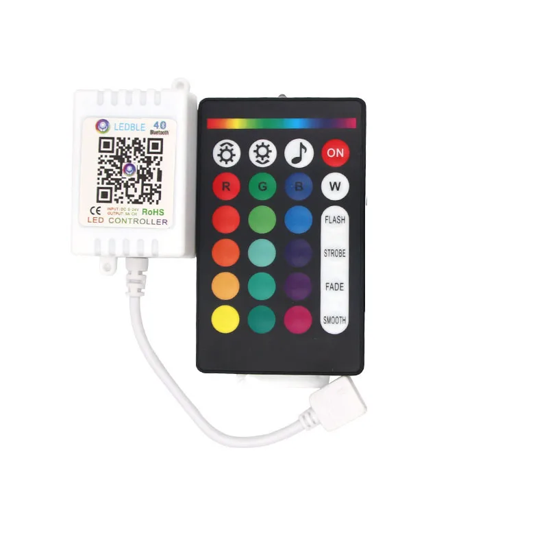 DC12V 24V RF LED Диммер контроллер Bluetooth RGB пульт дистанционного управления музыкой для