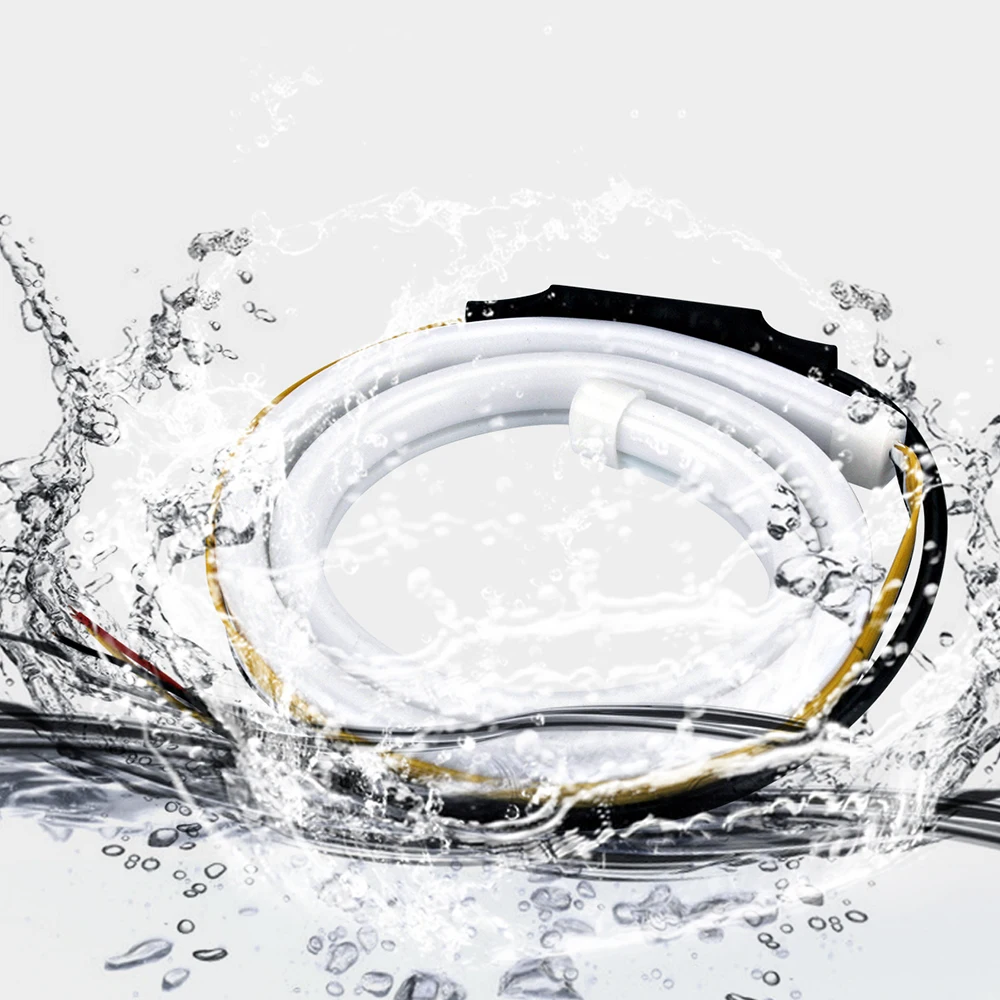 Желтый течет поворотов DRL гибкие светодиодные трубки полосы светильник