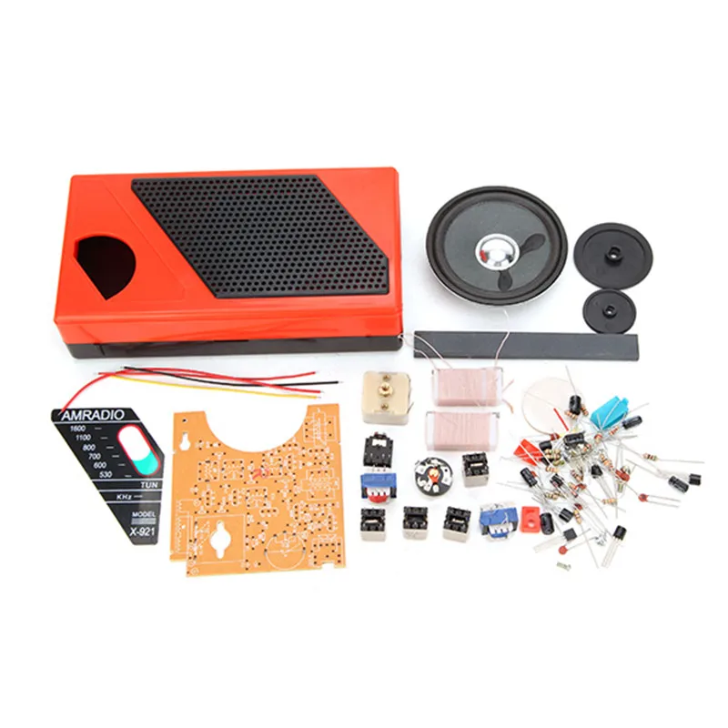 LEORY 1 шт. 8 трубчатое радио DIY Kit Электронная запасная часть аксессуары 145x75x35