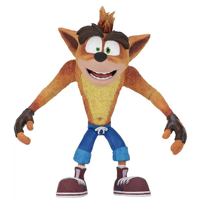 Crash Bandicoot подвижная фигурка 1/8 Масштаб Окрашенные рис Рисунок игрушка мобильный