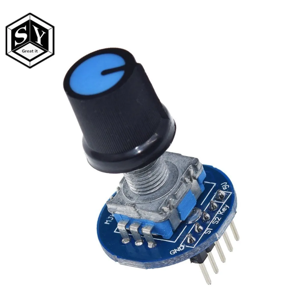 Модуль роторного энкодера GREAT IT для разработки датчика Arduino Круглый аудио
