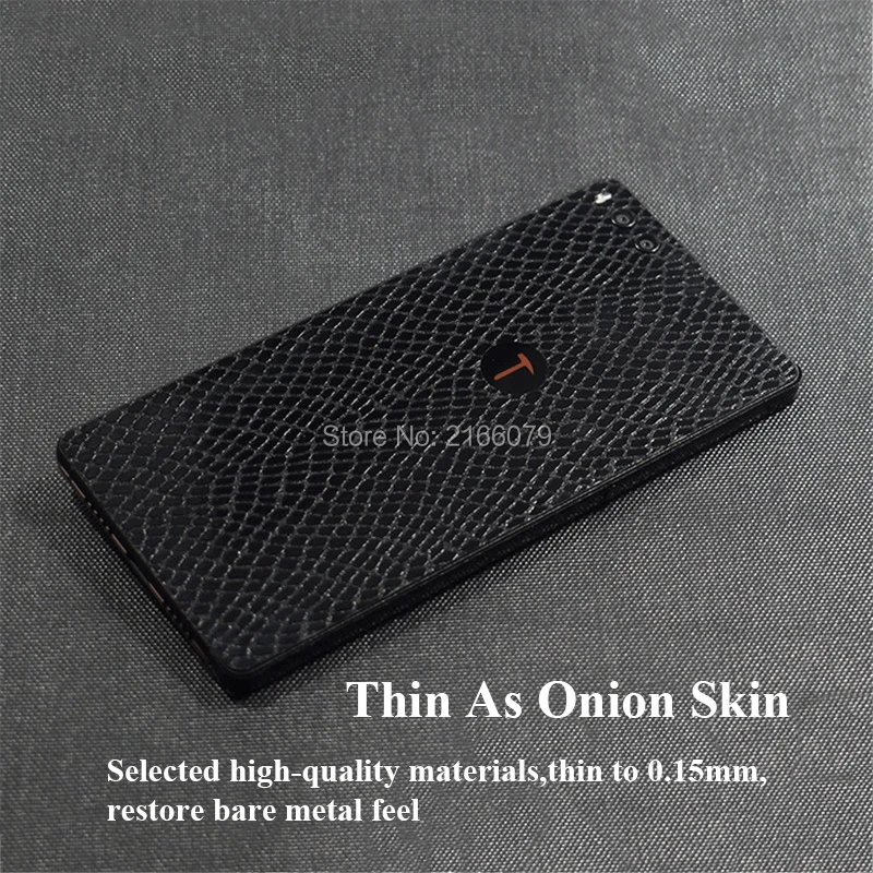 For Smartisan Nut 3 Nut3 / U3 5.99&quot Crocodile Snake Skin Pattern Leather Full Body Back Cover Matte Decals Wrap Sticker Film |