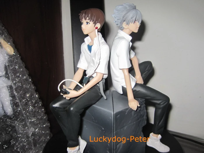 Evangelion экшн-фигурка 1/8 масштаб Dipinte Figura Sit Ver. Bambole Ikari Shinji &amp Nagisa Kaworu ПВХ Acgn Giocattoli |