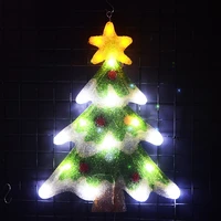 2d christmas tree motif lights 21 3 in tall led decoration xmas tree light home decoration party light navidad 2018