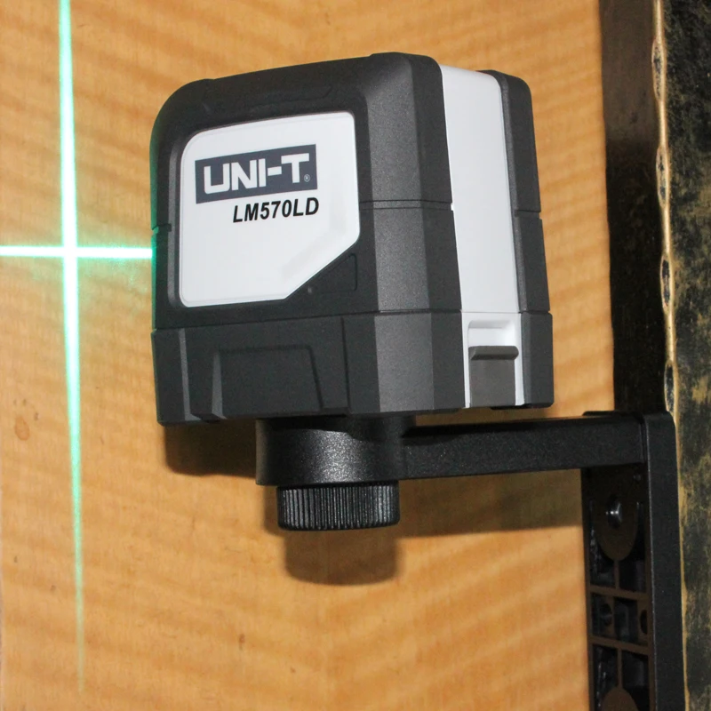 UNI-T LM570LD лазерный уровень инструмент; Зеленый Свет Портативный 2-провод Перекрестие метр/автоматический регулятор уровня