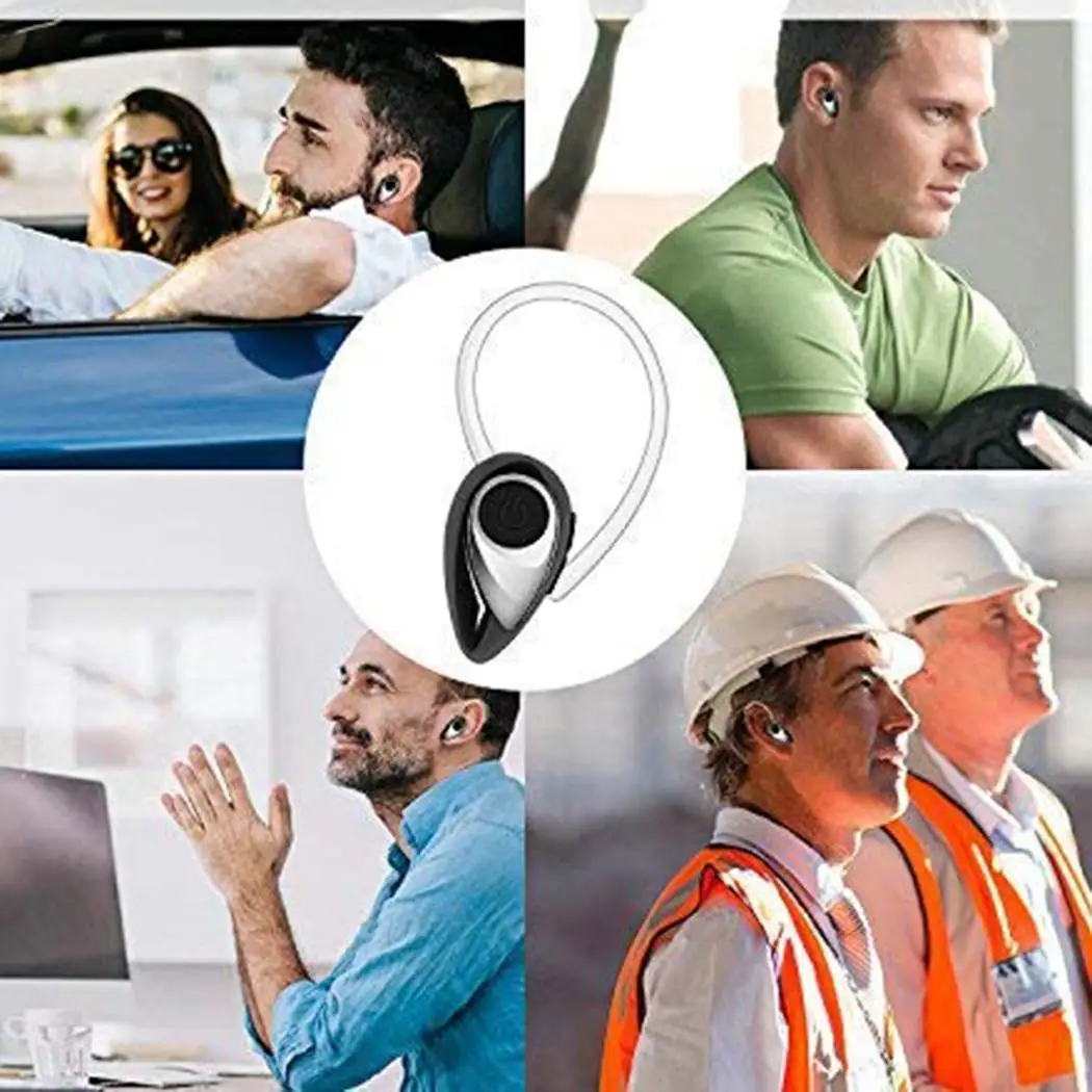 Мини автомобильная стерео Беспроводная bluetooth гарнитура для наушников с одним V 4 1