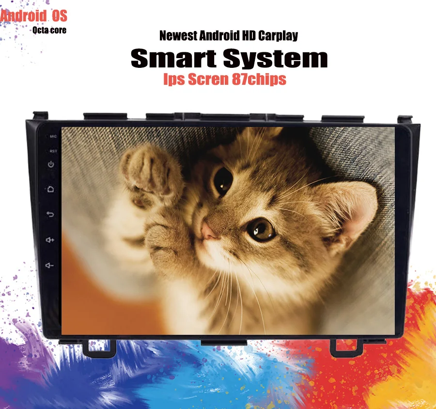 Android 10 0 HD 1280*720 Автомобильный DVD-плеер радио для Honda CRV 2007 2008 2009 2010 2011 4G WIFI