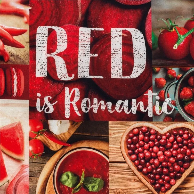 Полотенце &quotЭтель&quot RED 40х73 см 100% хл саржа 190 гр/м2 4136489 | Дом и сад