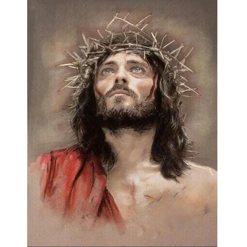 

Square Diamond Paintings Jesus Christ Birth Wall Painting Diamond Pattern Picture Needlework Religious Mosaic Decor Stickers