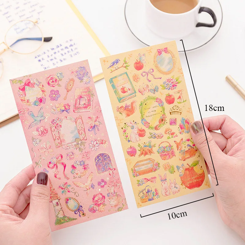 1 лист милые сказочные наклейки Kawaii клейкие мечта канцелярские для детей DIY
