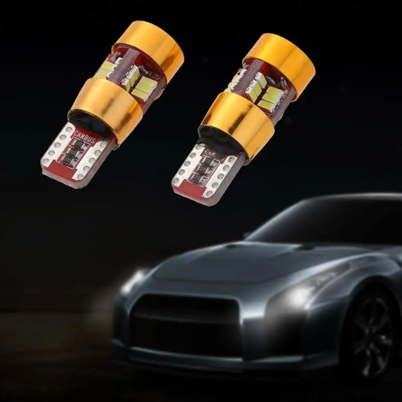 2 шт. T10 3014 27SMD белый светодиод 12В ширина автомобиля свет лампы для чтения |