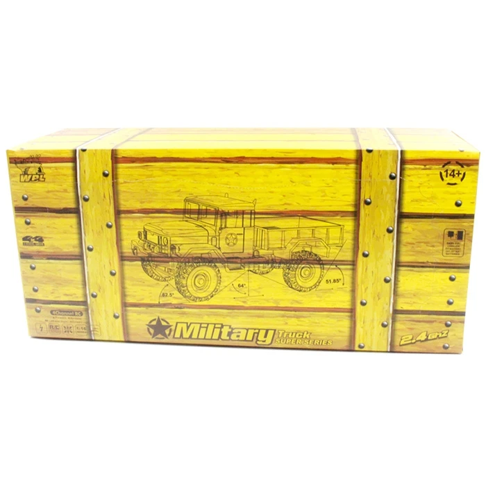 WPL B 24 1:16 2 4G Mini Off road RC Military грузовик RTR четырехколесный привод/10 км/ч Максимальная