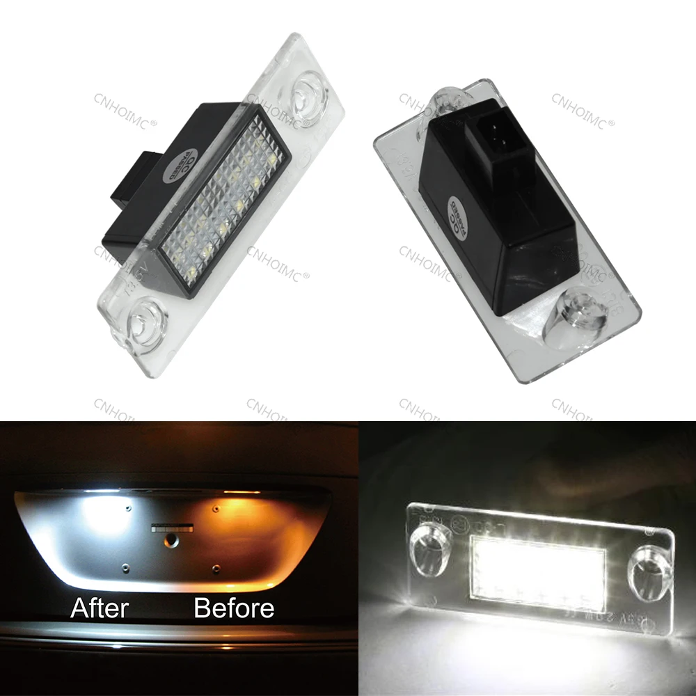 DC 12V Новый Автомобильный светодиодный номер номерного знака для Audi A4 S4 B5 1998 1999 2000