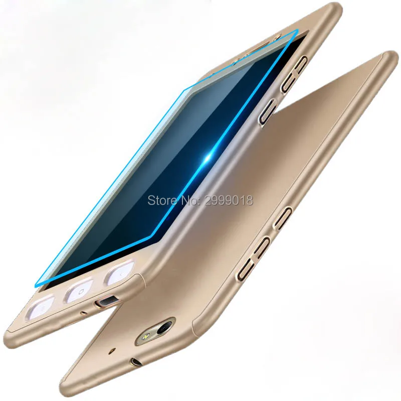 360 градусов полный чехол для Huawei Honor 4C Pro задняя крышка с закаленным стеклом CHM-U01 G