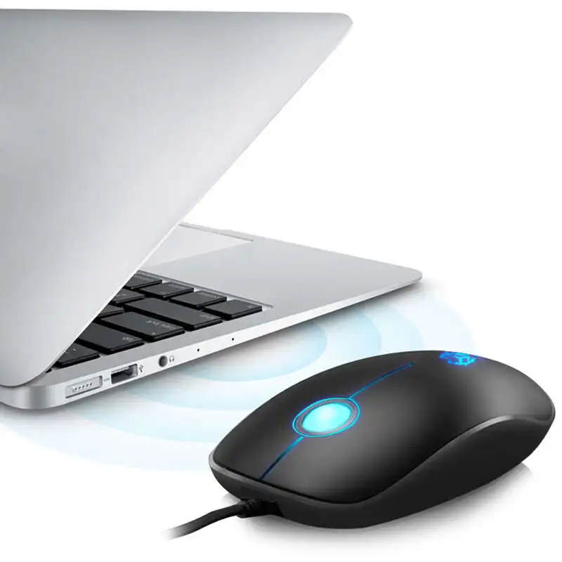 Модная проводная мышь 1200 точек/дюйм Led 3 кнопки Usb Проводная Pro игровая для ПК