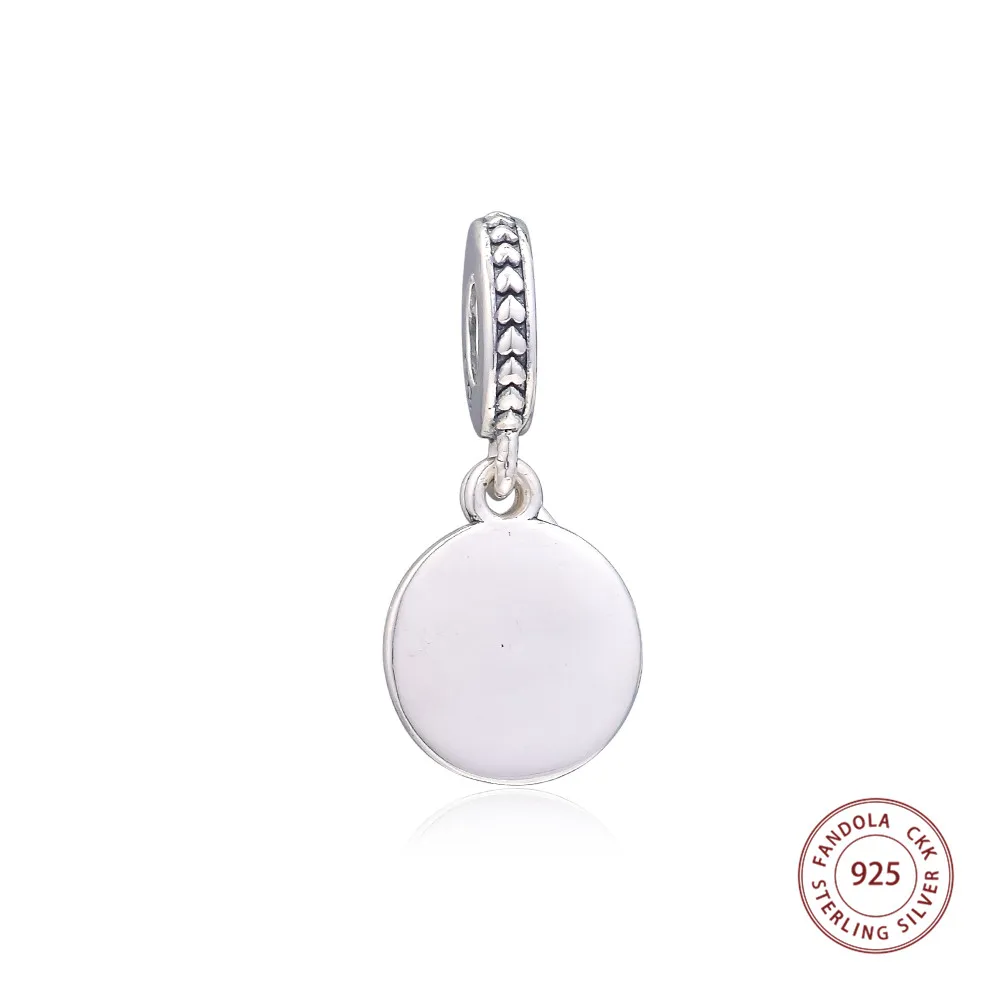 Подлинное 925 пробы серебро My Rock Серьги Подвески бусины для браслетов Pandora