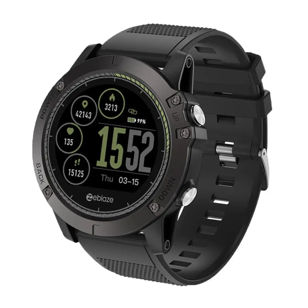 Водонепроницаемый Bluetooth спортивные Смарт часы сердечного ритма 2 6 см/1 0 inch