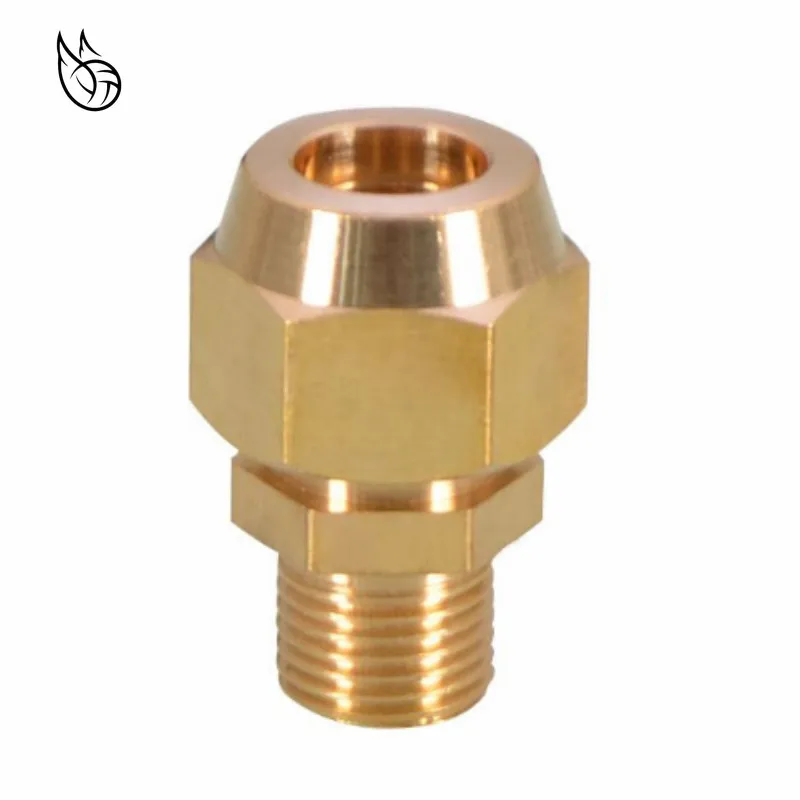 Медный сжигание непосредственно подключить 1/8 &quot1/4&quot 3/8 Мужской резьбовой