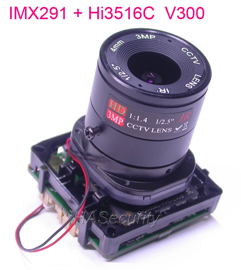 Модуль платы видеонаблюдения Sony STARVIS IMX291 Hi3516C V300 IP H.265 с интеллектуальным анализом