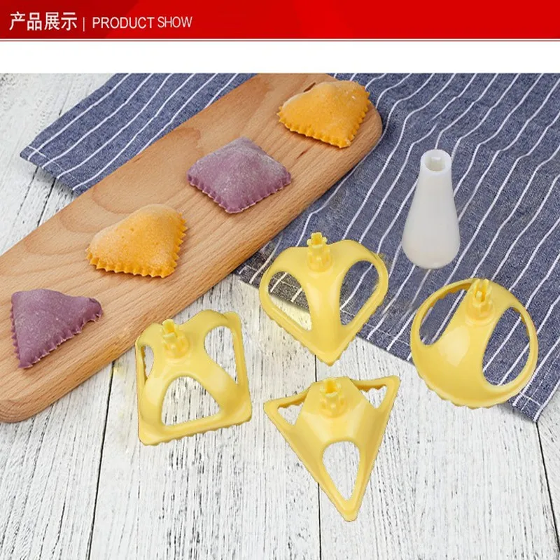 4 шт./компл. формы для пельменей клецки пресс инструмент китайский Jiaozi выпечки и