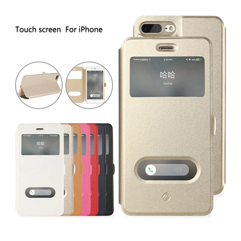 Магнитный Флип кейс KISSCASE из искусственной кожи для iPhone 6s 6 Plus 7 8 водонепроницаемые