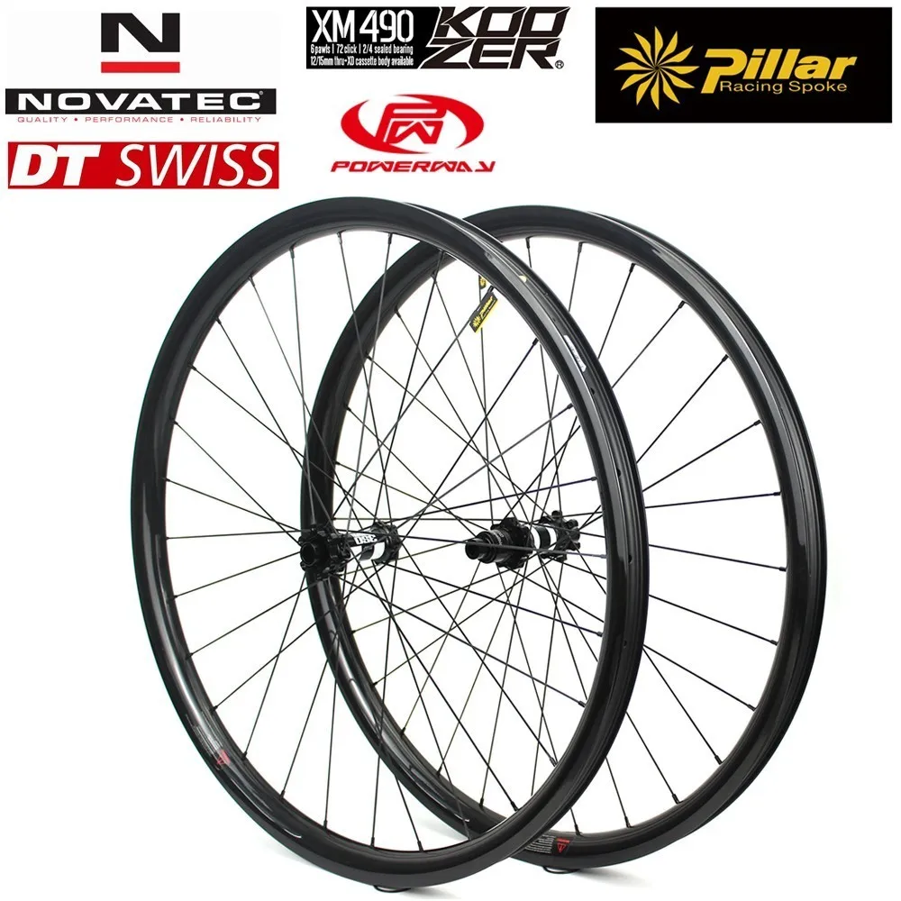 ELITEWHEELS 29er MTB углеродная колесная установка 28/32H 28*24 мм супер светильник всего 310 г