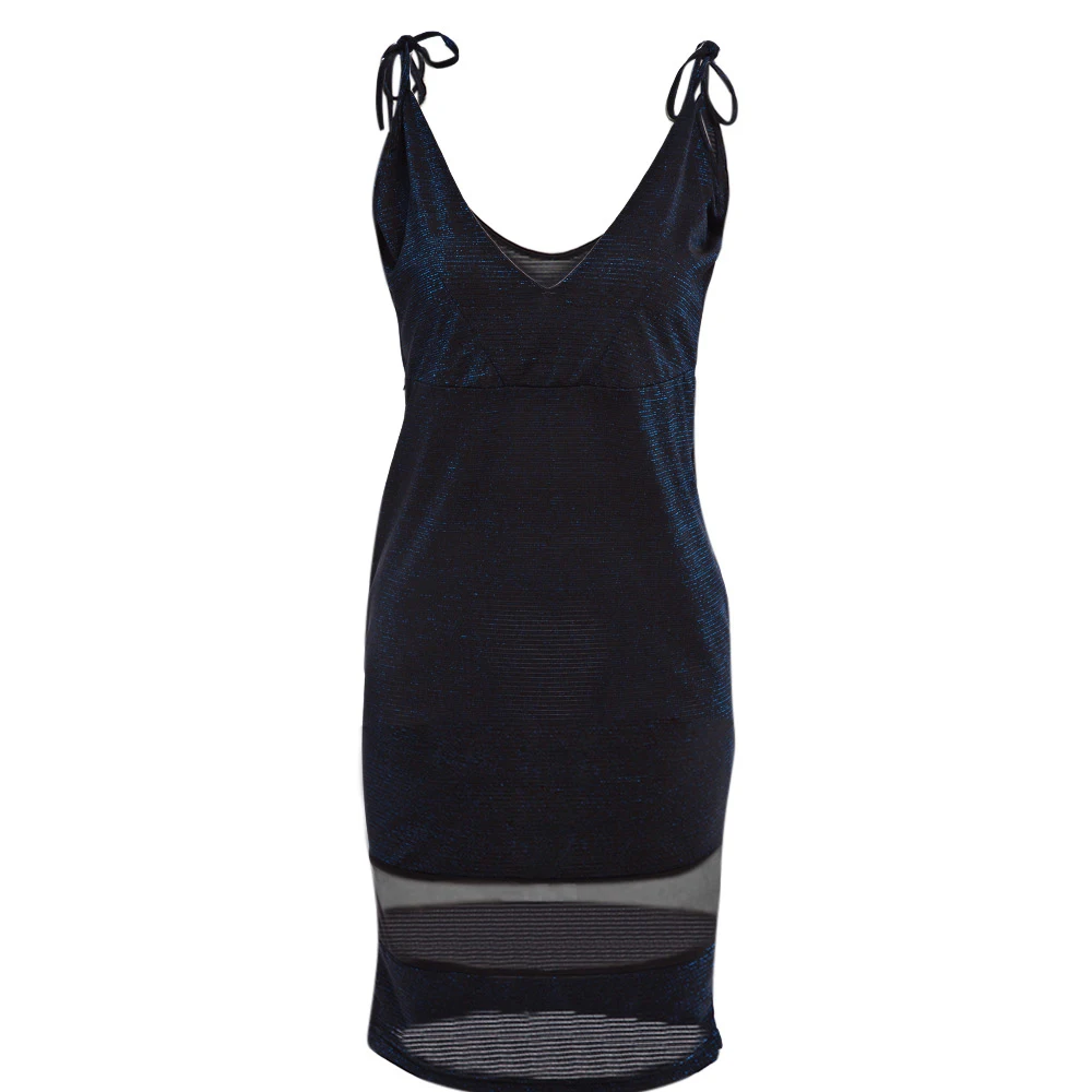 VESTLINDA/распродажа сексуальное платье на тонких бретельках дизайнерское из