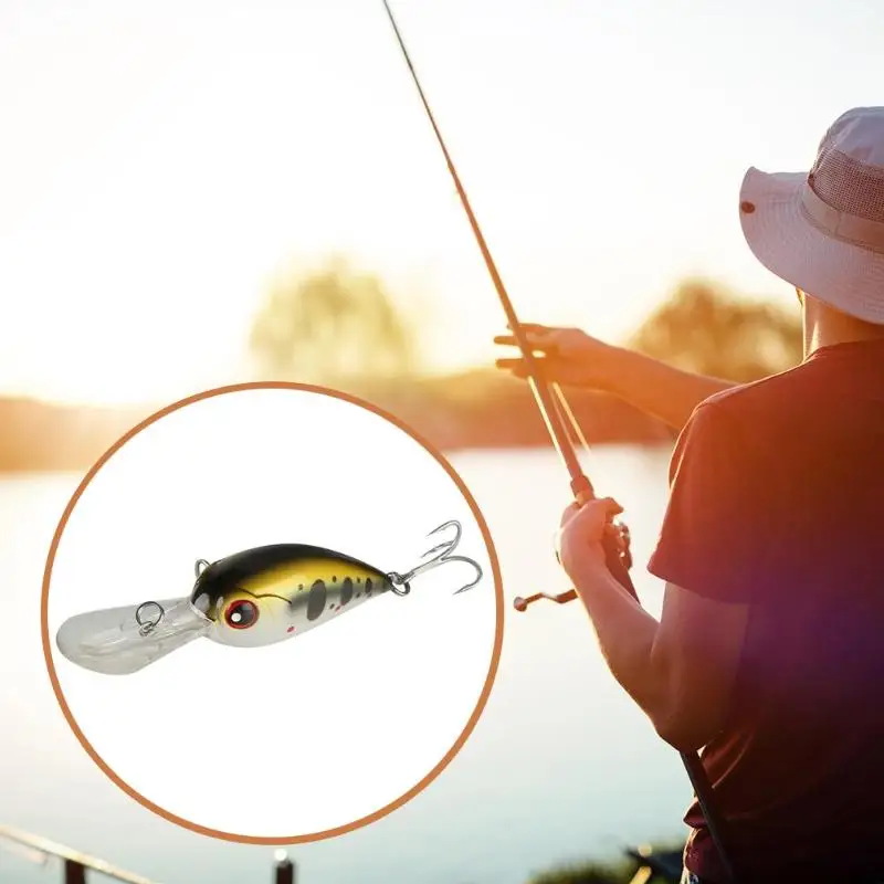 Гольян короткий язык Троллинг твердая рыболовная приманка 8 см 10 г Crankbait