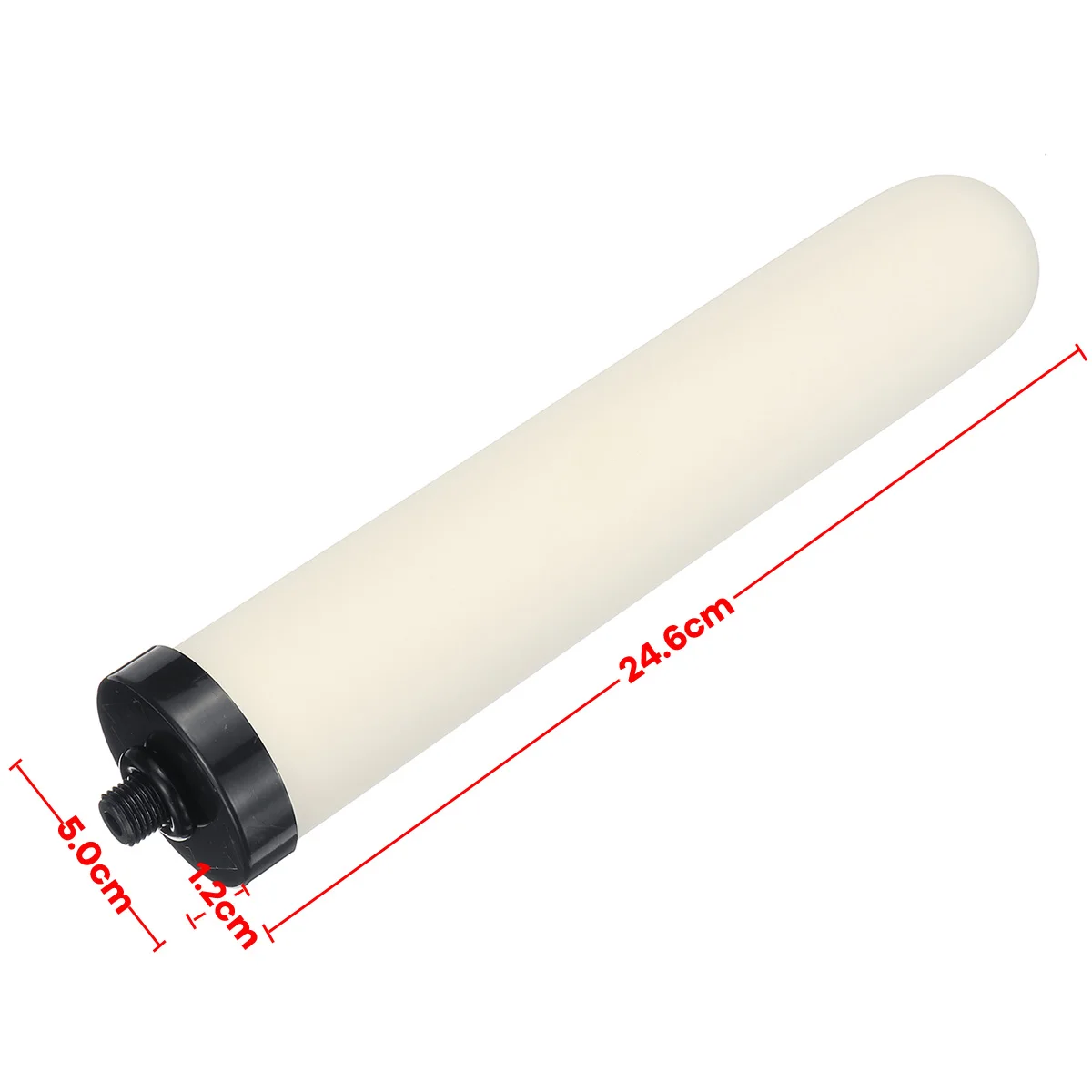 

Kitchen Water Filter Candle Faucet Desktop Activated Carbon Washable 10" Replacement Ceramic Filters Water Purifier Household