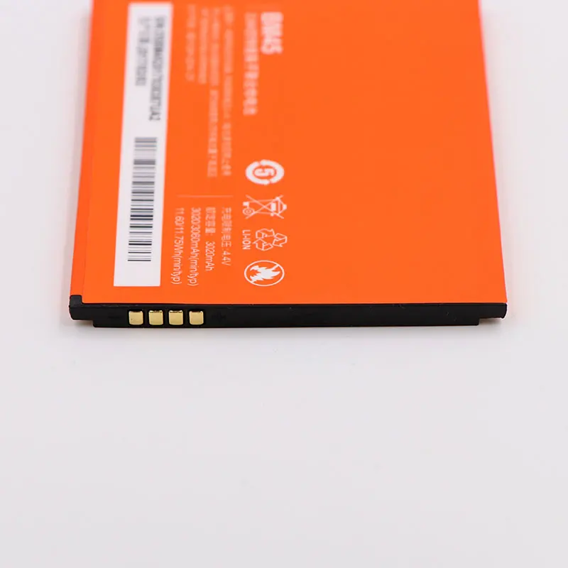 BM45 Аккумулятор для Xiaomi Redmi Note 2 Hongmi Redrice аккумулятор 3060 мАч|battery for xiaomi|bm45 batterybattery |