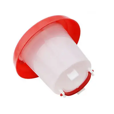 Прочная Пластик курица перепелиные яйца птицы пьяница Еда кормушка для цыплят