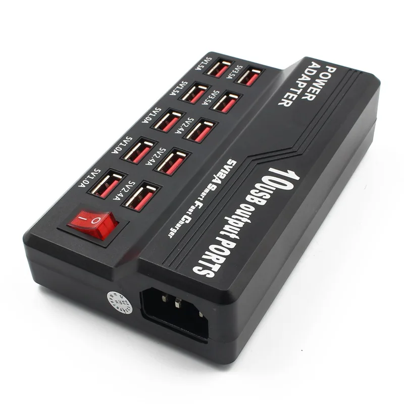 HUB10 12A умная зарядная станция USB быстрое зарядное устройство для мобильного