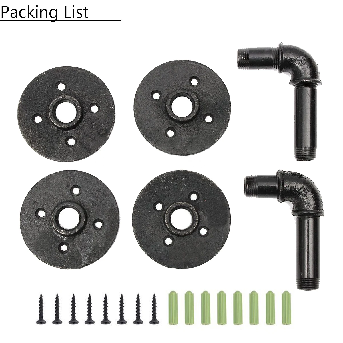 2 шт. железная полка с трубами доска настила держатель кронштейнов DIY для