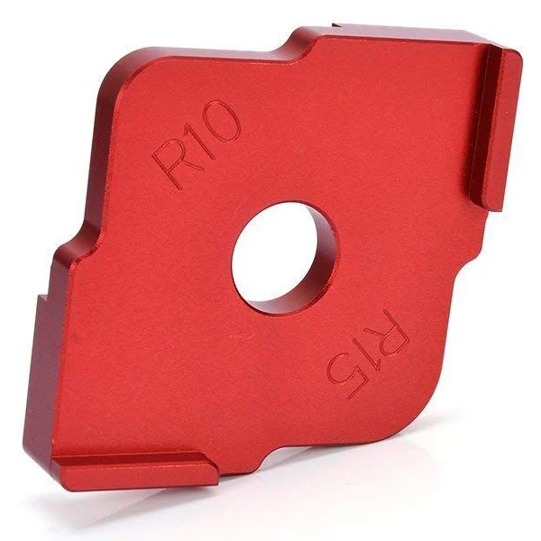 Durable R10 R15 Wood Panel Radius Quick Jig Router Table Bit Corner Template Woodworking Tool | Инструменты
