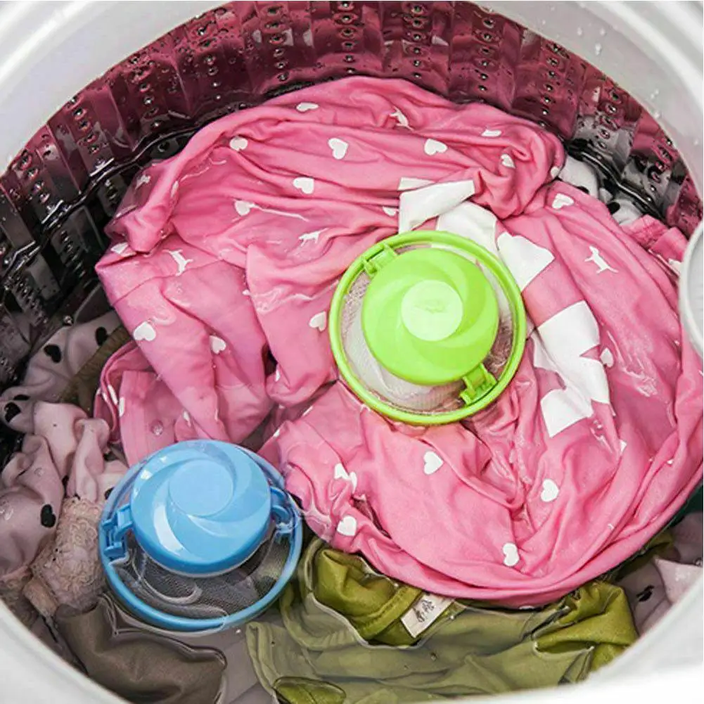 Adeeing Floating Lint & Pet средство для удаления волос стиральной машины|Шарики и диски