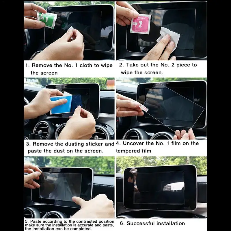 

Automotive Central Control Panel Tempered Glass Film for Tesla Model3 Tempered Film for Tesla Model 3 Navigation Toughening Film