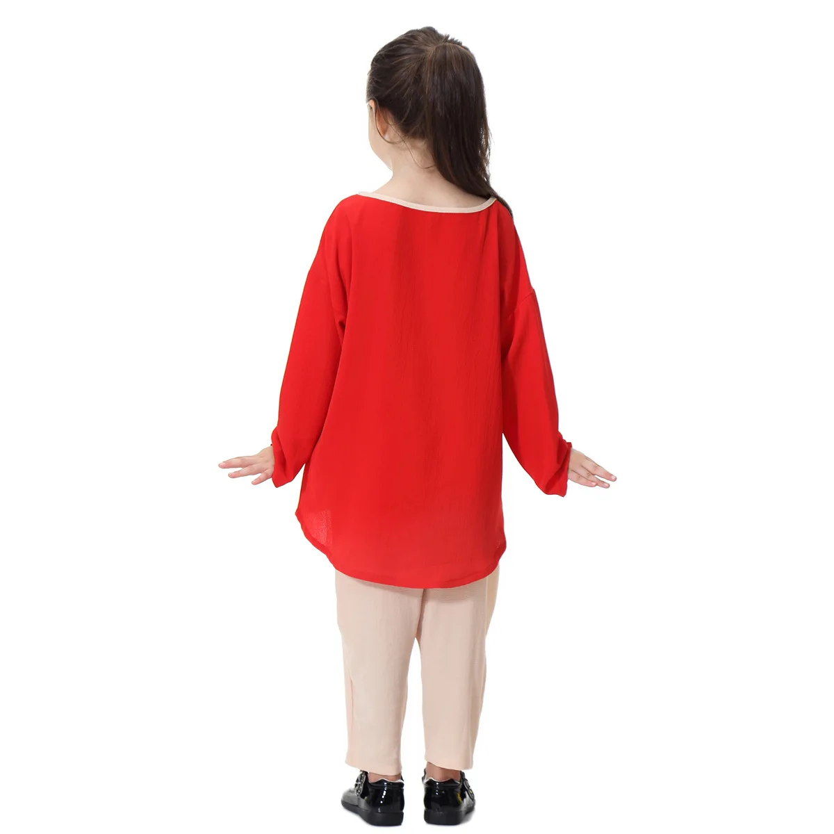 

2019 new arrival summer fashion muslim children sets
