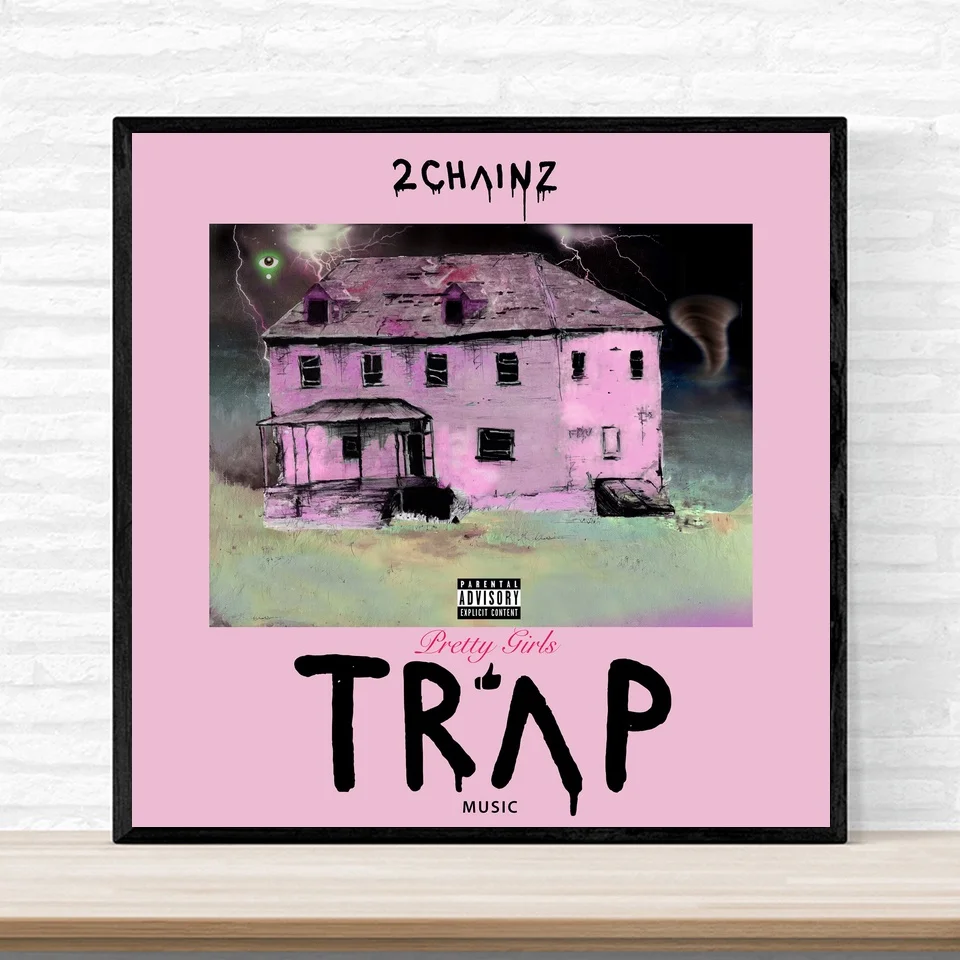2 Chainz Pretty Girls Trap Poster Album Hip Hop Music Cover Печать на холсте домашний декор настенная